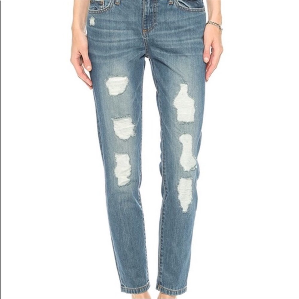 DL1961 Nolita Slouchy Slim Distressed Jeans